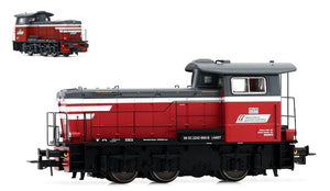 MERCITALIA S LOCOMOTIVA DIESEL DA MANOVRA LIVREA ROSSO/BIANCO EP.VI 1:87