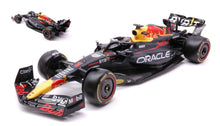 Indlæs billede til gallerivisning Red Bull RB19 #1 MAX VERSTAPPEN &quot;ABU DHABI&quot; GP 2023 - LAST RACE SPECIAL WC HELMET mørk blå/rød/gul 1:18