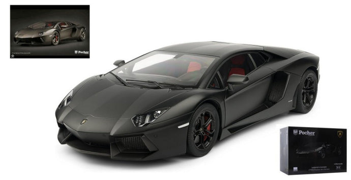 LAMBORGHINI AVENTADOR LP700-4 ROADSTER 2013 NERO NEMESIS - MATT BLACK 1:8