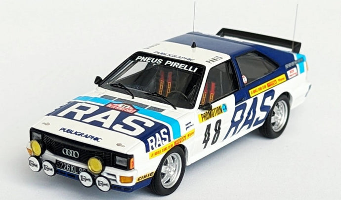 AUDI QUATTRO MONTE CARLO RALLY 1983 BOS-DEMUTH 1:43