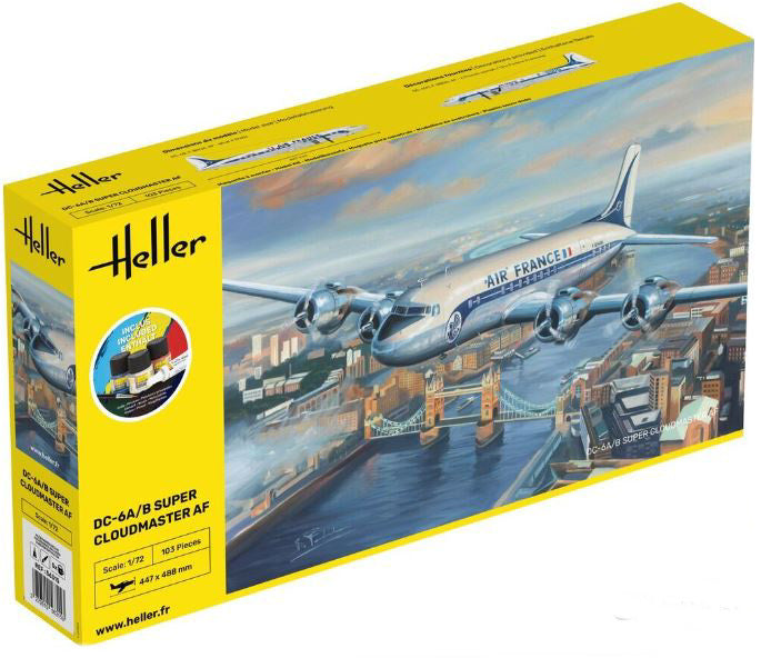 DC6 SUPER CLOUDMASTER AF STARTER KIT 1:72