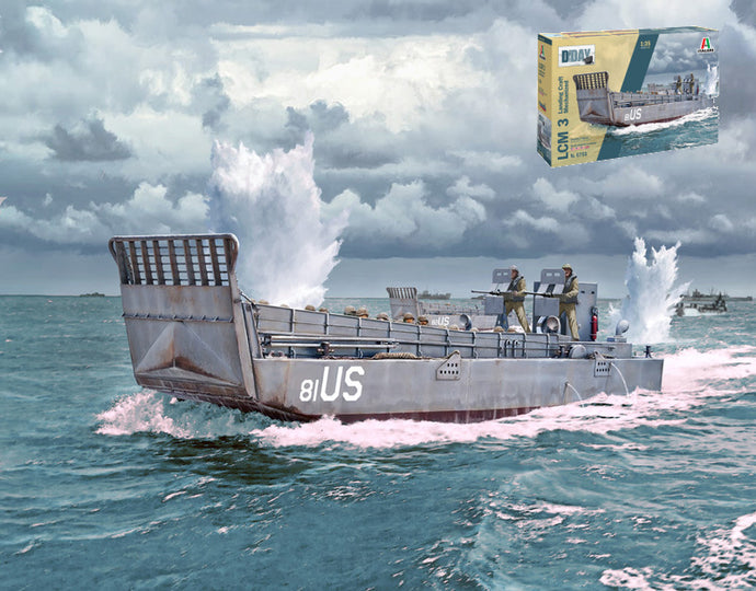 BOAT LCM3 LANDING CRAFT MILITARY D-DAY NORMANDY 1944 / 1:35