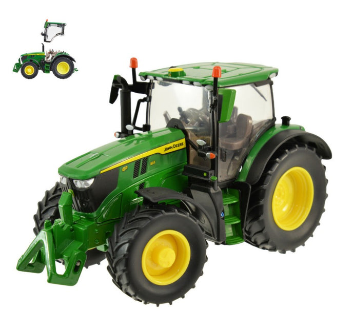 JOHN DEERE 6R 185 TRACTOR 2022 GREEN YELLOW 1:32