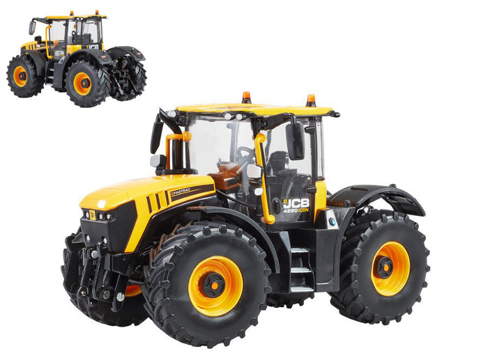 JCB 4220 FASTRAC ICON TRACTOR 2020 YELLOW BLACK 1:32