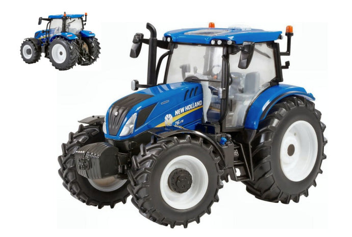 NEW HOLLAND T6.180 TRACTOR 2022 BLUE 1:32