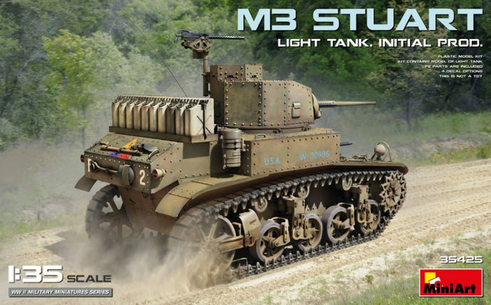M3 STUART LIGHT TANK INITIAL PROD. KIT 1:35