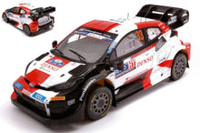 Indlæs billede til gallerivisning Toyota GT YARIS RALLY1 HYBRID #33 EVANS/MARTIN RALLY FINLAND 2023 hvid/rød/sort 1:18