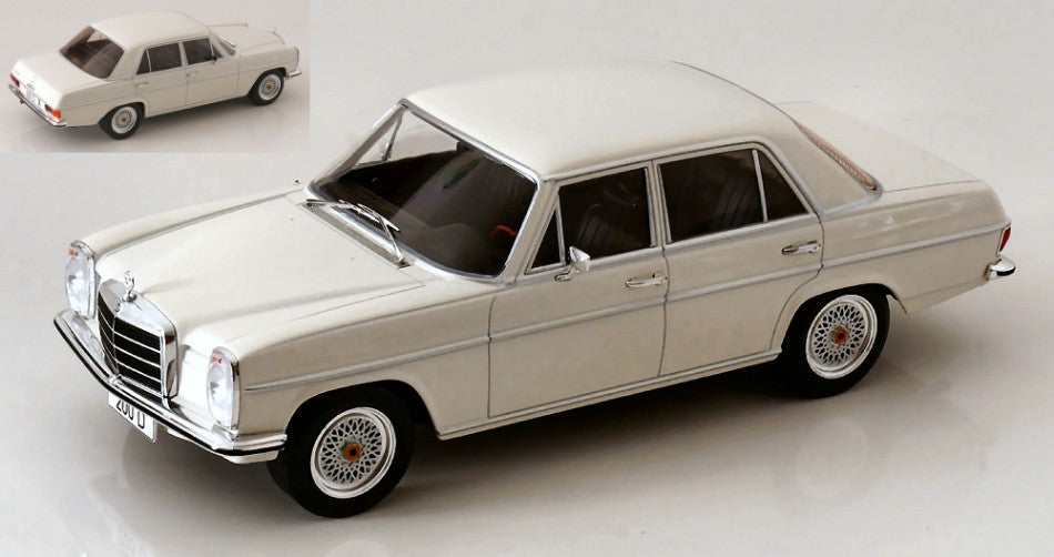 MERCEDES BENZ 220D (W115) 1968 WHITE 1:18