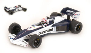 BRABHAM F1 BT52 N 5 WORLD CHAMPION WINNER BRAZILIAN GP 1983 NELSON PIQUET WHITE BLUE 1:18