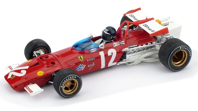 FERRARI 312B J.ICKX 1970 N.12 WINNER AUSTRIAN GP W/PILOTE 1:43
