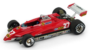 FERRARI 126 C2 G.VILLENEUVE 1982 N.27 BRAZIL GP 1:43 LIM.250