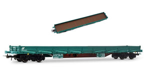 FS 4-AXLE STAKE WAGON WAGON TYPE RES GREEN LIVERY EP.VI 1:87