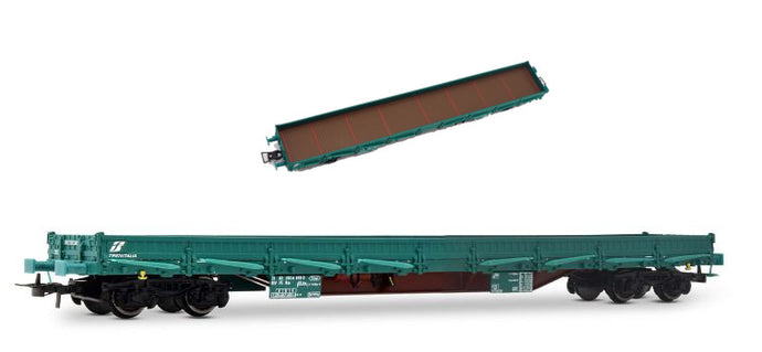 FS 4-AXLE STAKE WAGON WAGON TYPE RES GREEN LIVERY EP.VI 1:87