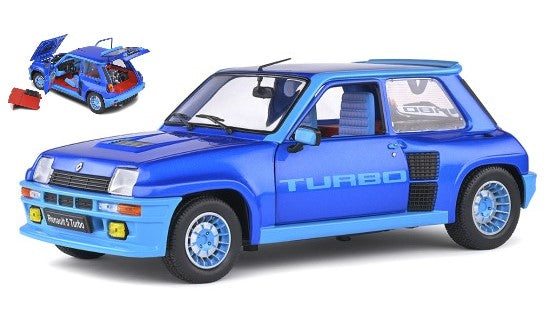 RENAULT R5 TURBO 1981 BLUE 1:18