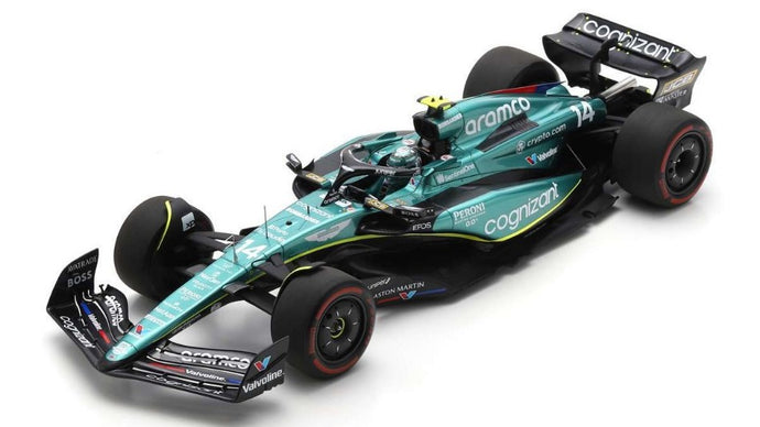 ASTON MARTIN N.14 7th BRITISH GP 2023 FERNANDO ALONSO 1:18