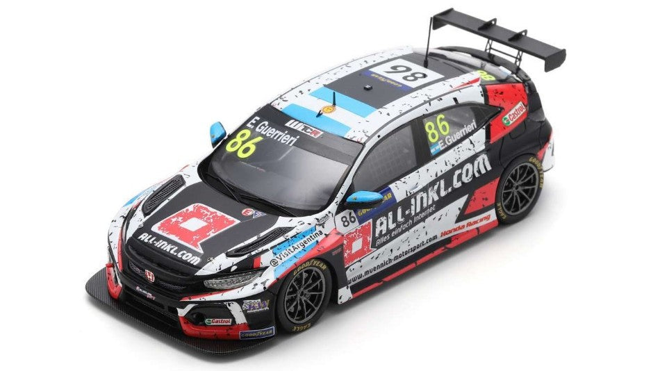 HONDA CIVIC N.86 WINNER RACE 1 WTCR 2020 ARAGON II E.GUERRIERI 1:43