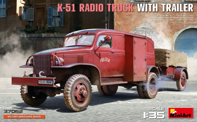 CHEVROLET K-51 RADIO TRUCK WITH TRAILER MILITARY 1951 / 1:35