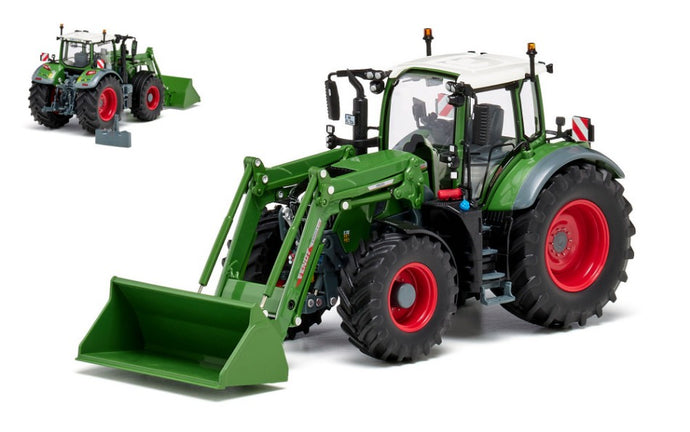 Traktor FENDT 724 WITH FRONT LOADER CARGO 6.100 1:32