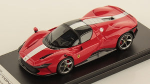 FERRARI DAYTONA SP3 CLOSED ROOF 2022 ROSSO SCUDERIA - RED WHITE 1:43