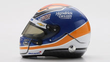 Indlæs billede til gallerivisning ARAI HELMET CASCO HELMET KYLE LARSON TEAM ARROWS McLAREN H1100 NASCAR CUP SERIES SEASON 2024 BLUE ORANGE WHITE 1:5