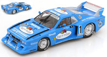 Indlæs billede til gallerivisning LANCIA BETA MONTECARLO TURBO Gr.5 TEAM GS SPORT FRUIT OF THE LOOM N 1 GRC ADAC SUPERSPRINT NURBURGRING 1981 HANS HEYER WHITE LIGHT BLUE 1:18