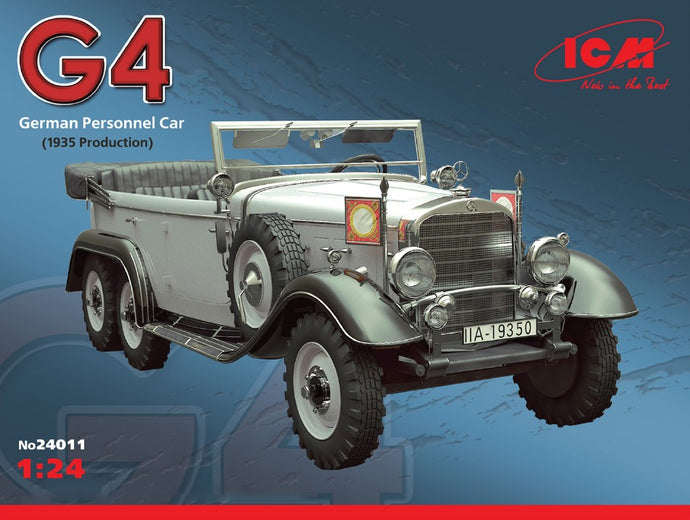MERCEDES TYP G4 1935 PRODUCTION GERMAN PERSONNEL CAR KIT 1:24