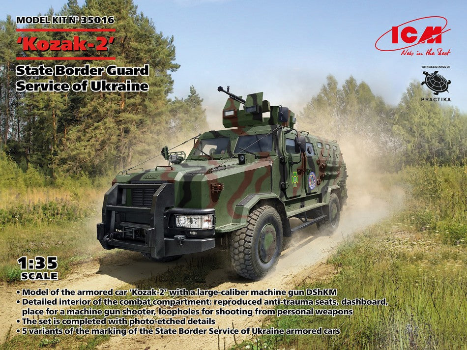 KOZAK-2 STATE BORDER GUARD SERVICE OF UKRAINE KIT 1:35