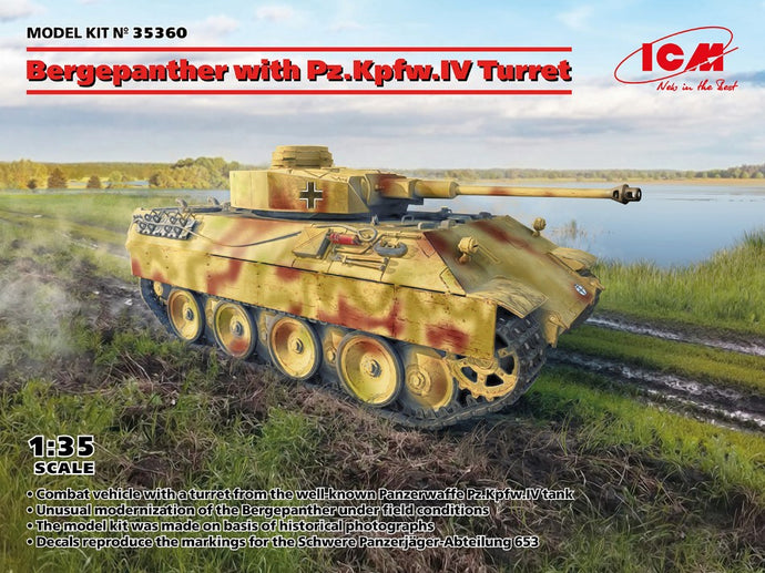 BERGEPANTHER WITH Pz.Kpfw.IV TURRET KIT 1:35