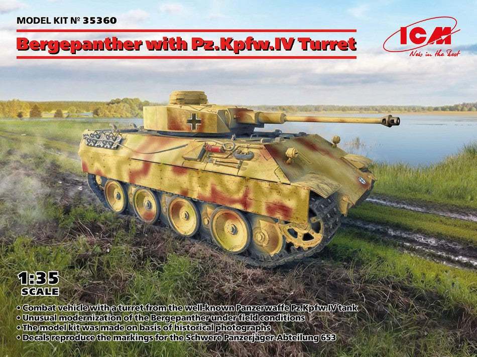 BERGEPANTHER WITH Pz.Kpfw.IV TURRET KIT 1:35