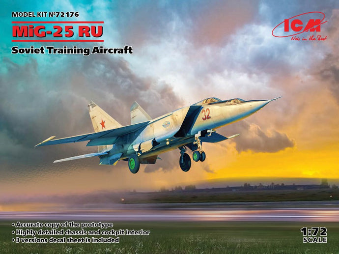 MIG-25 RU SOVIET TRAINING AIRCRAFT KIT 1:72