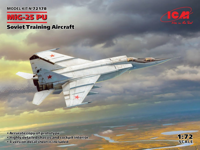MIG-25 PU SOVIET TRAINING AIRCRAFT KIT 1:72