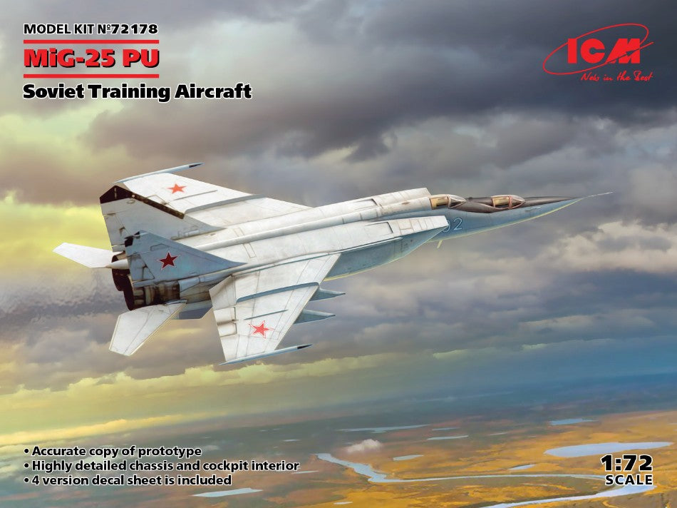 MIG-25 PU SOVIET TRAINING AIRCRAFT KIT 1:72