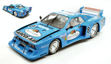 Indlæs billede til gallerivisning LANCIA BETA MONTECARLO TURBO Gr.5 TEAM GS SPORT FRUIT OF THE LOOM N 8 GRC ADAC SUPERSPRINT NURBURGRING 1981 SIEGFRIED MULLER Jr. LIGHT BLUE 1:18
