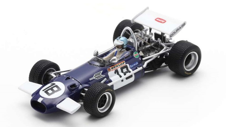 BRABHAM BT26A N.18 2nd US GP 1969 PIERS COURAGE 1:43