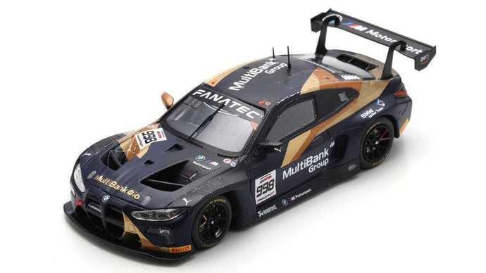 BMW M4 GT3 N.998 24 H SPA 2023 HARPER-VERHAGEN-HESSE 1:43