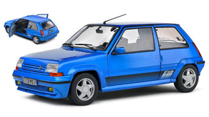 RENAULT R5 GT TURBO MKII 1989 BLUE 1:18 fra Solido