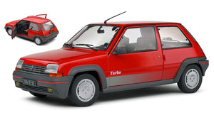 RENAULT R5 GT TURBO MKI 1985 RED 1:18 fra Solido