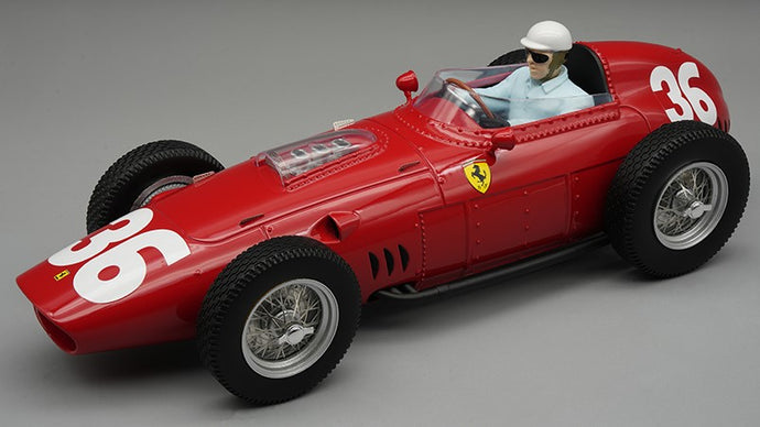 FERRARI 246/256 DINO N.36 MONACO GP 1960 P.HILL W/DRIVER 1:18