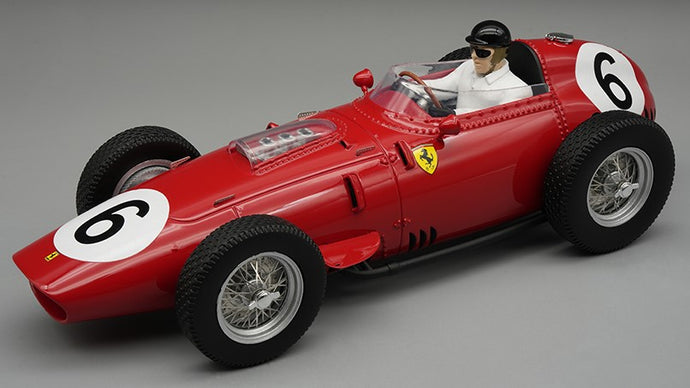 FERRARI 246/256 DINO N.6 GERMANY AVUS GP 1959 D.GURNEY W/DRIVER 1:18