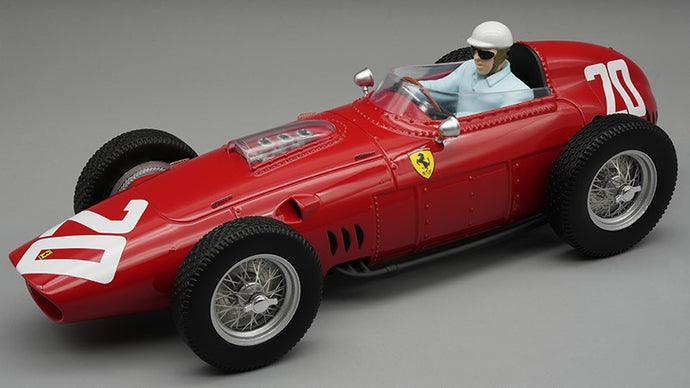 FERRARI 246/256 DINO N.20 WINN.ITALY GP 1960 P.HILL W/DRIVER 1:18