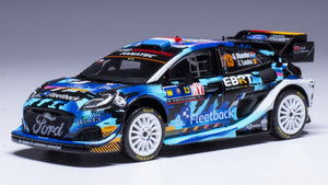 Ford PUMA RALLY1 #13 MUNSTER/LOUKA CENTRAL EUROPEAN RALLY 2023 blå/sort/hvid 1:43