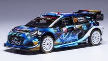 Indlæs billede til gallerivisning FORD ENGLAND PUMA RALLY1 TEAM RED BULL WORLD RALLY M-SPORT N 13 RALLY CENTRAL EUROPEAN 2023 MUNSTER GREGOIRE - LOUKA LOUIS 2 TONE BLUE 1:43