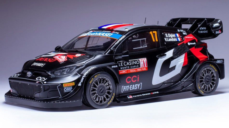 TOYOTA YARIS WRC N.17 RALLY MONTE CARLO 2024 OGIER-LANDAIS 1:18
