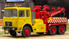 Indlæs billede til gallerivisning MAN F8 26.281 TRACTOR TRUCK 3-ASSI 1982 - CARRO ATTREZZI - WRECKER ROAD SERVICE YELLOW RED 1:43