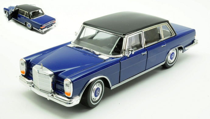 MERCEDES 600 BLUE/BLACK 1:24