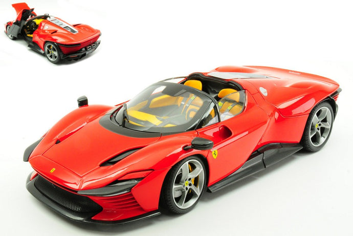 FERRARI DAYTONA SP3 CLOSED ROOF 2022 ROSSO CORSA 322 - RED 1:18
