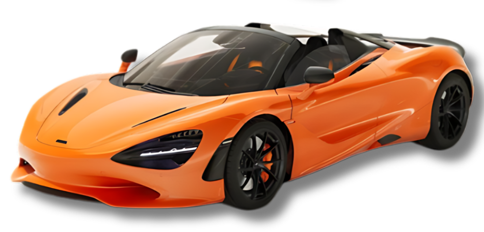 MCLAREN 750S SPIDER 2024 ORANGE 1:18