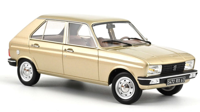 PEUGEOT 104 GR 1981 BEIGE METALLIC 1:18