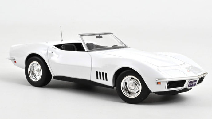 CHEVROLET CORVETTE CONVERTIBLE 1969 CAN AM WHITE 1:18