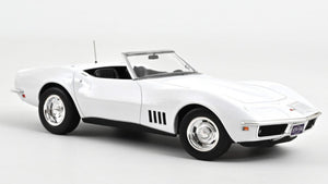 CHEVROLET CORVETTE CONVERTIBLE 1969 CAN AM WHITE 1:18